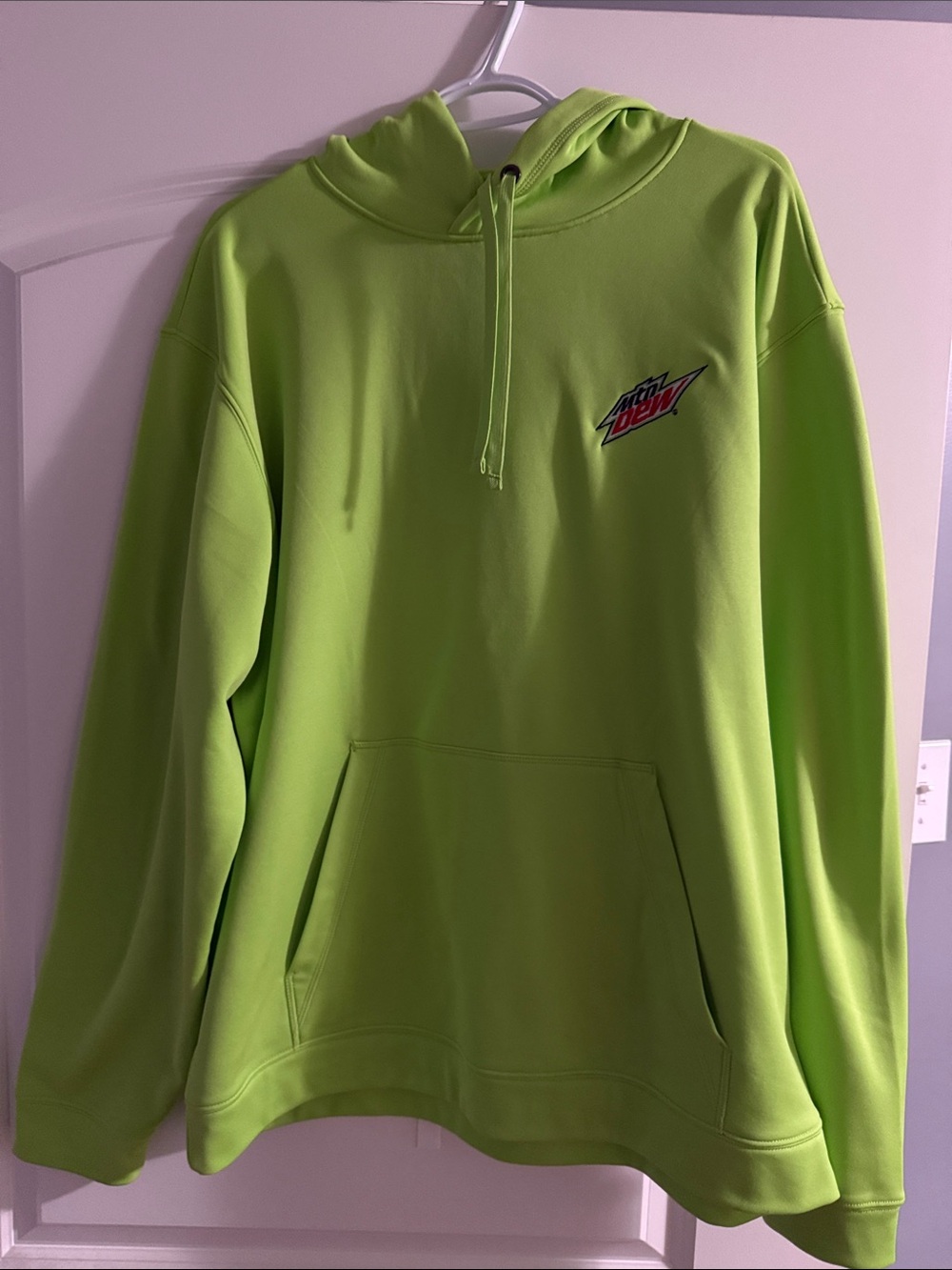 Neon Green Logo Hoodie - Men